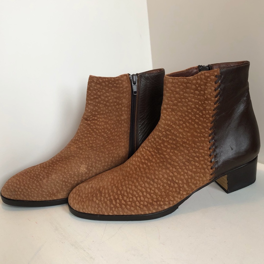 Two toned Ankle Boots